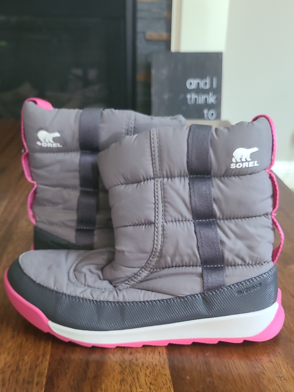 Sorel Whitney II Puffy Mid Womens  Snow Booties Size US 7 Quarry Pink